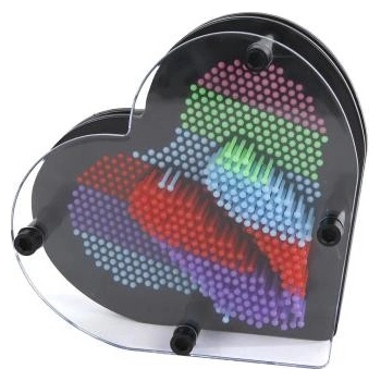 Toys&Trends Pin it! ve tvaru srdce 15cm 3D otisky 3barvy