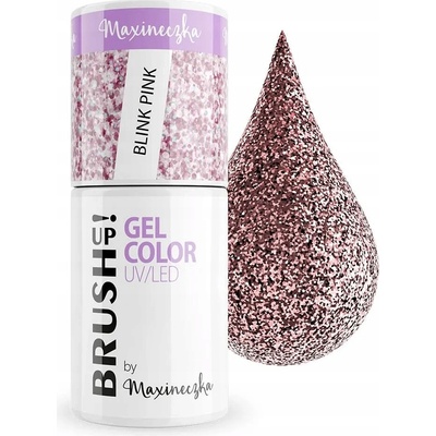 BRUSH UP! by Maxineczka Hybridný lak na nechty 5 g - Blink Pink
