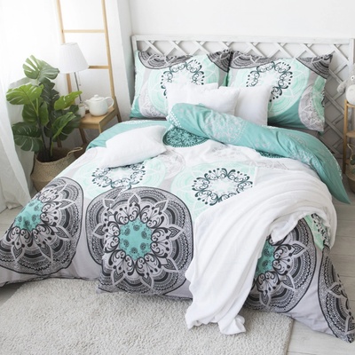 Xpose ­­ bavlna obliečky ALBÍNA tyrkysové 140x220 70x90