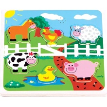 Lelin zvukové puzzle farma