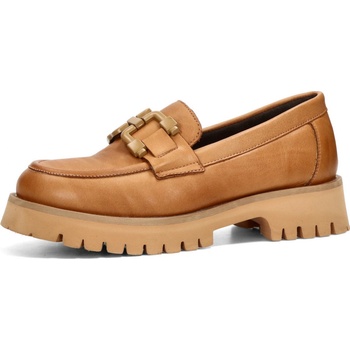 ETIMEĒ dámské kožené mokasíny hnědé