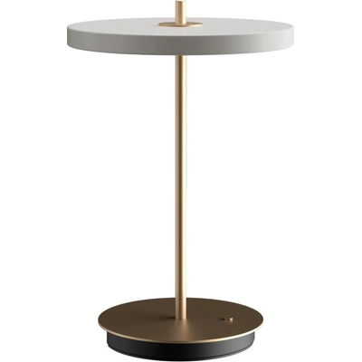 UMAGE Светлосива LED затъмняваща се настолна лампа с метален абажур (височина 31 cm) Asteria Move - UMAGE (2505)