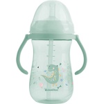 KikkaBoo Чаша със силиконовa сламка 300мл Dino World Mint (31302030077)