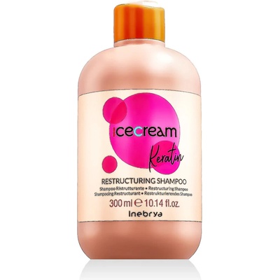 Inebrya Ice Cream Keratin Restructuring Shampoo 300 ml
