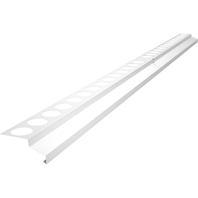 PRODOMOS line Balkonová lišta AL 0,6 mm rohová 2000 mm bílá