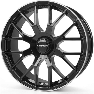 CARMANI 19 8,5x20 5x112 ET40 black lip polished