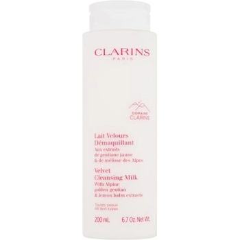 Clarins Velvet Cleansing Milk 200 ml тоалетно мляко всички типове кожа за жени