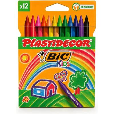 Plastidecor voskovky 12 farieb