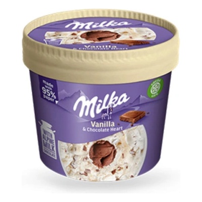 Milka Сладолед Milka ванилия и шоколад чашка 145мл