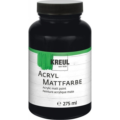 Akrylová barva matná KREUL 275 ml černá