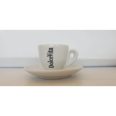 Dolce Vita šálka Espresso s podšálkou biela 60 ml