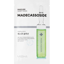 Missha Mascure Rescue Solution Sheet Mask zklidňující pleťová maska 27 ml