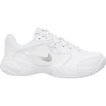 Nike Детски маратонки Nike Kid's Junior Court Lite 2 Sneakers - White / Metallic Silver - размер 37, 5 (EU) (702-6314-0219)