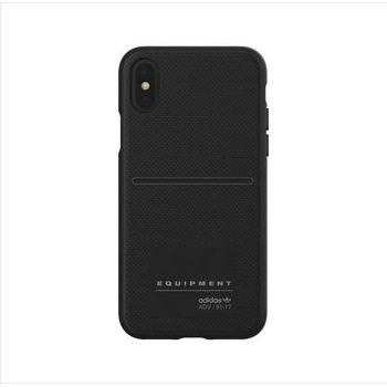 Adidas Originals EQT Moulded Case - текстилен кейс за iPhone XS, iPhone X (черен)