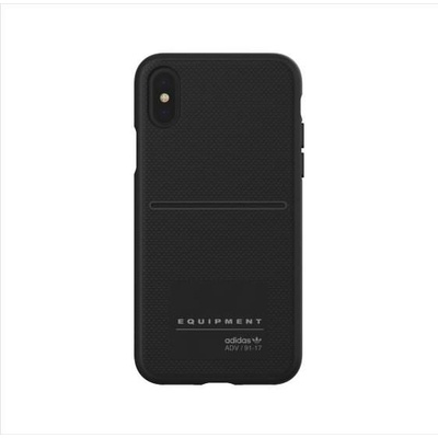 Adidas Originals EQT Moulded Case - текстилен кейс за iPhone XS, iPhone X (черен)
