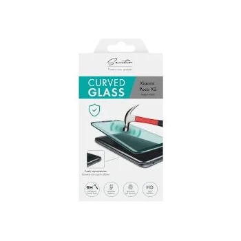 Image 1 of Sentio Screen Protector 2.5D Glass for Poco X3 Black Frame