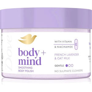 Dove French Lavender & Oat Milk пилинг за тяло 295ml