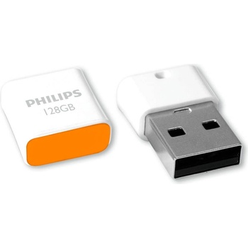 Image 1 of Philips Pico Edition Sunrise Orange 128GB USB 2.0 (FM12FD85B/00)