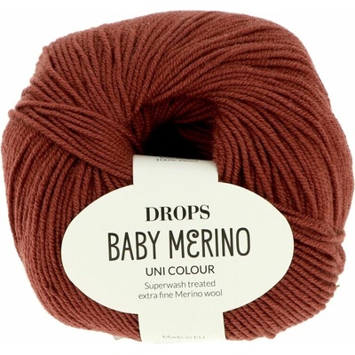 Drops Baby Merino UNI 51 hnedo červená
