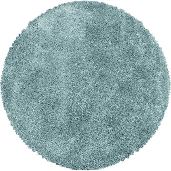 Ayyildiz Син кръгъл килим ø 160 cm Fluffy - Ayyildiz Carpets (FLUFFY1601603500BLUE)