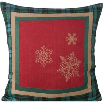 Eurofirany Vianočná gobelínová cherry 45 x 45 cm