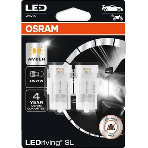 OSRAM LEDriving SL AMBER/YELLOW 2BL W21W 1.3W