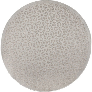 Flair Rugs Сив кръгъл външен килим ø 160 cm Argento - Flair Rugs (503119374203)