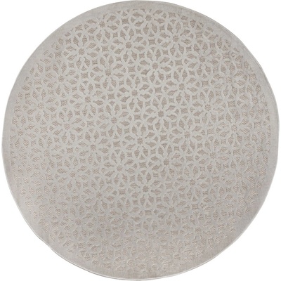 Flair Rugs Сив кръгъл външен килим ø 160 cm Argento - Flair Rugs (503119374203)