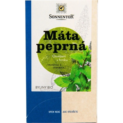 SONNENTOR Mäta pieporná Bio porciovaný 18 g