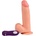 Shequ phantom vibrating dildo with remote control 20 cm