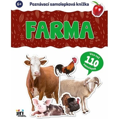 Poznávací samolepková knížka farma