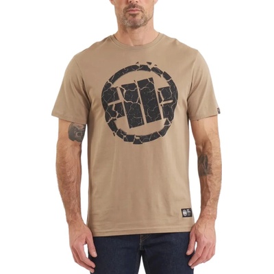 PitBull West Coast tričko pánske Scratch 170 dark sand