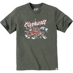 Carhartt Мъжка тениска Carhartt Dearborn Relaxed Holiday T-Shirt - Basil Heather - размер M (217-0354-0112)