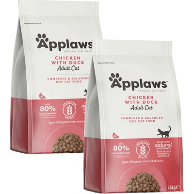 Applaws Cat Adult Chicken & Duck 2 x 7,5 kg