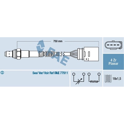 Lambda sonda FAE 77405