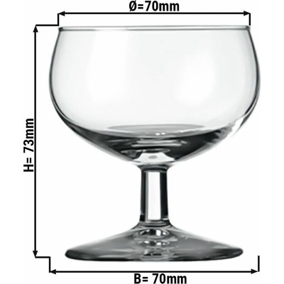 Gastro G. Sklenice na likér Gilde D10585621 12 x 110 ml