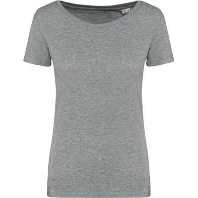 Dámské tričko z organické bavlny Native Moon Grey Heather
