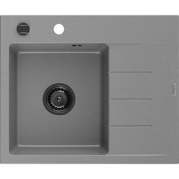 Mexen Ben гранитна кухненска мивка с 1 корито с отцедник, лява 600 x 500 мм, (6522605000-71-B)