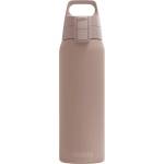 SIGG - Insulated drinking bottle - Thermos bottle Shield Therm One Dusk carbonated drinks - Leak-proof - Dishwasher safe - BPA-free - 90% recycled stainless steel - Warm gray - 0.75L - 6020.90 (6020.90)