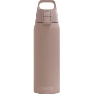 SIGG - Insulated drinking bottle - Thermos bottle Shield Therm One Dusk carbonated drinks - Leak-proof - Dishwasher safe - BPA-free - 90% recycled stainless steel - Warm gray - 0.75L - 6020.90 (6020.90)