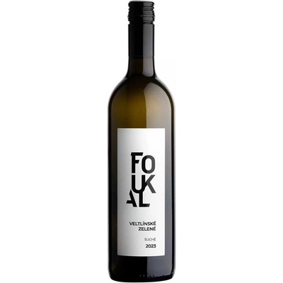 Vinařství Foukal Veltlínské zelené Fresh 2023 kabinet 12% 0,75 l (holá láhev)
