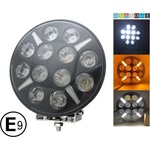  LED Диоден Халоген Dark knight Фар с DRL бяло - жълто оранжев габарит Ø 218мм 12V - 24V E-mark E9 за Джип Камион Трактор