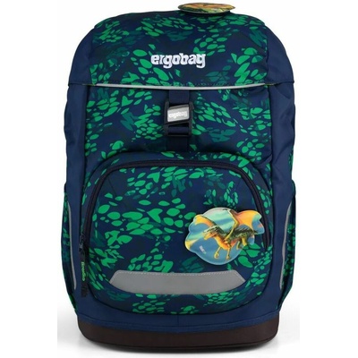 Školský batoh Ergobag School Backpack Flex 23 l modrá,zelená