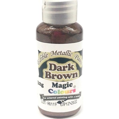 Magic Colours Tekutá metalická farba Dark Brown 32 g