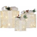 Emos Dekorácia vianočné DCF27 LED darčeky s ozdobou 3 veľkosti