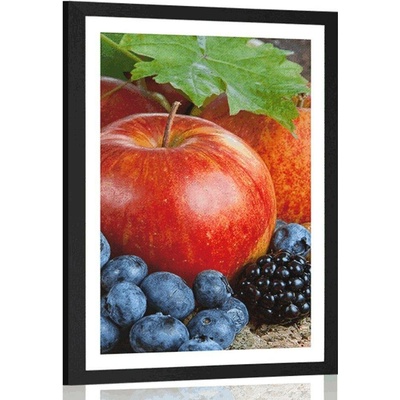 Plakát s paspartou podzimní úroda - 40x60 silver