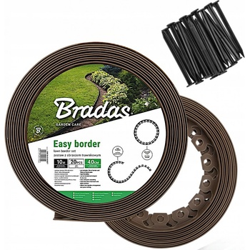Bradas Easy Border 1000 x 4 cm hnedá 1 ks