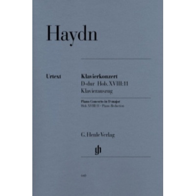 Haydn Joseph Klavierkonzert Cembalo D-dur Hob. XVIII:11 – Zboží Dáma