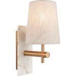 Endon Lighting 114200 - Настенна лампа 1xE14/7W/230V бежова/златна (EN0579)