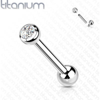 Šperky4U cartilage piercing titan TIT1132-1210